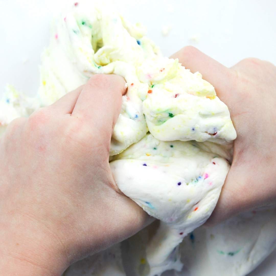 How to Make Edible Play Dough, a simple and tasty recipe for playdough that kids and parents can create with and enjoy.