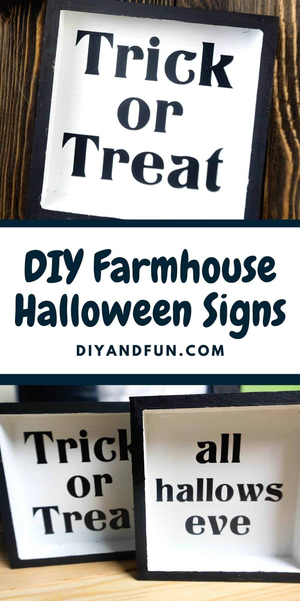 DIY Farmhouse Halloween Signs
