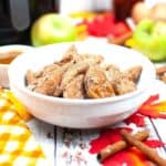 Air Fried Cinnamon Apple Fries, an easy and delicious recipe idea for healthier air frying apples fries for snacks or desserts.