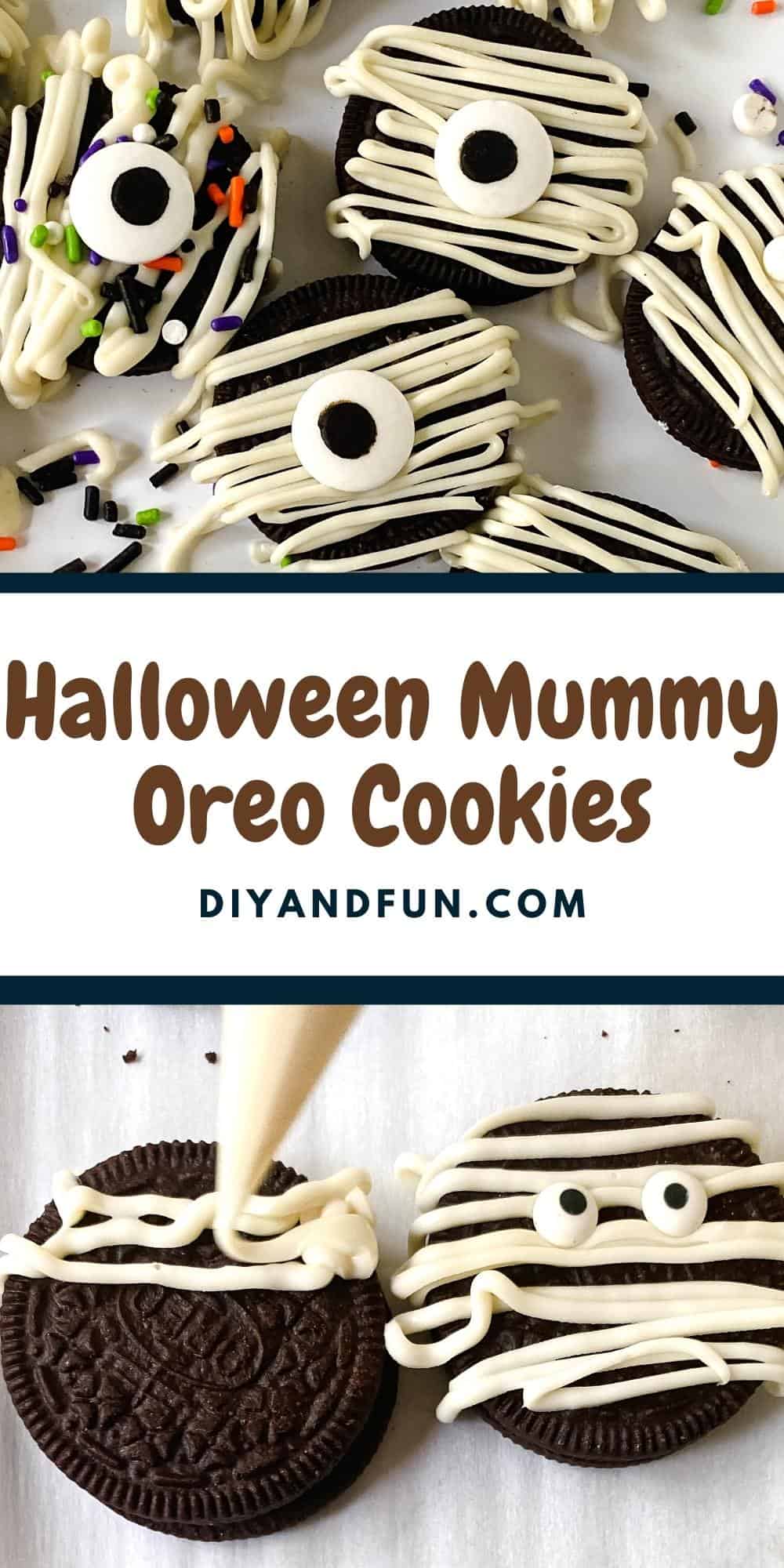 How to make Mummy Oreo Cookies