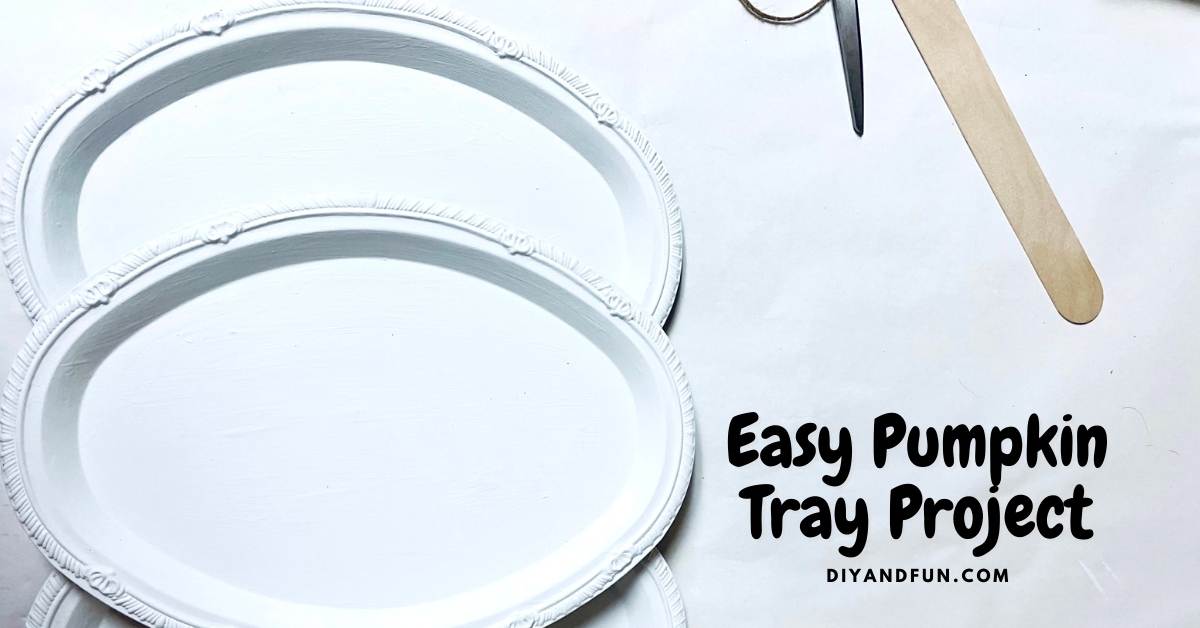 Easy Pumpkin Tray Project