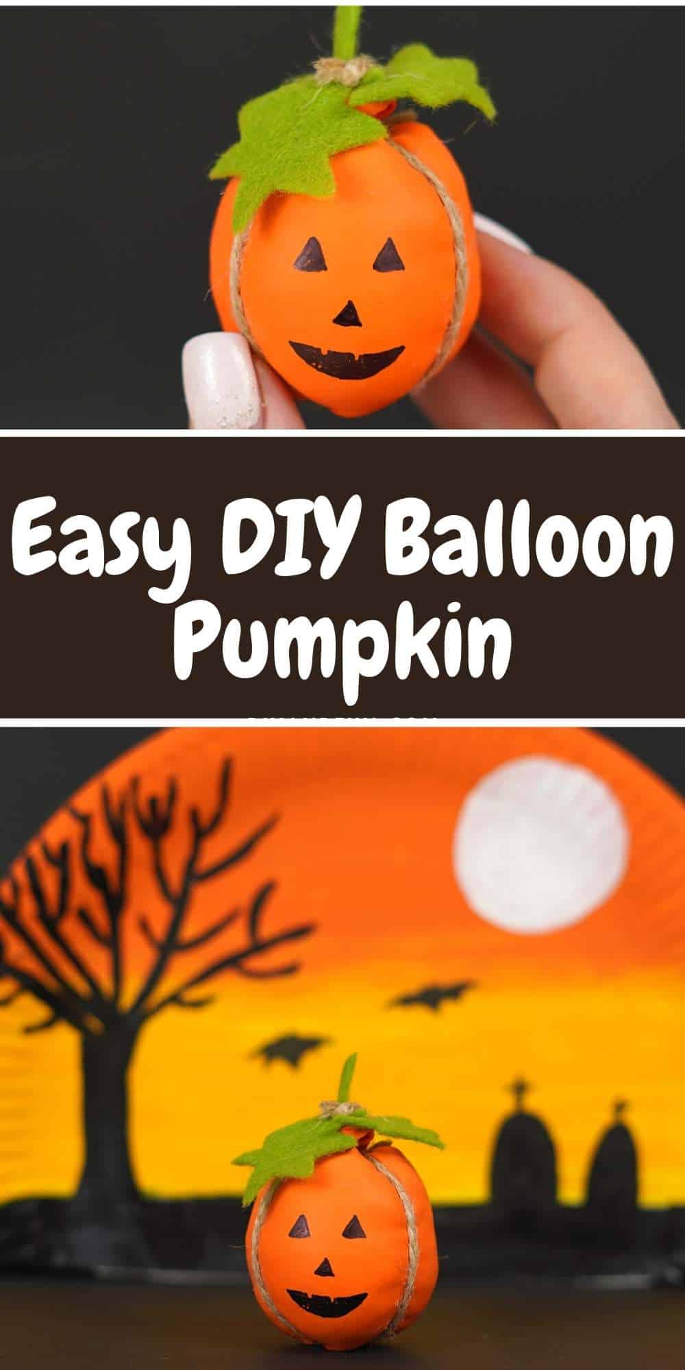 How to make a Balloon Pumpkin