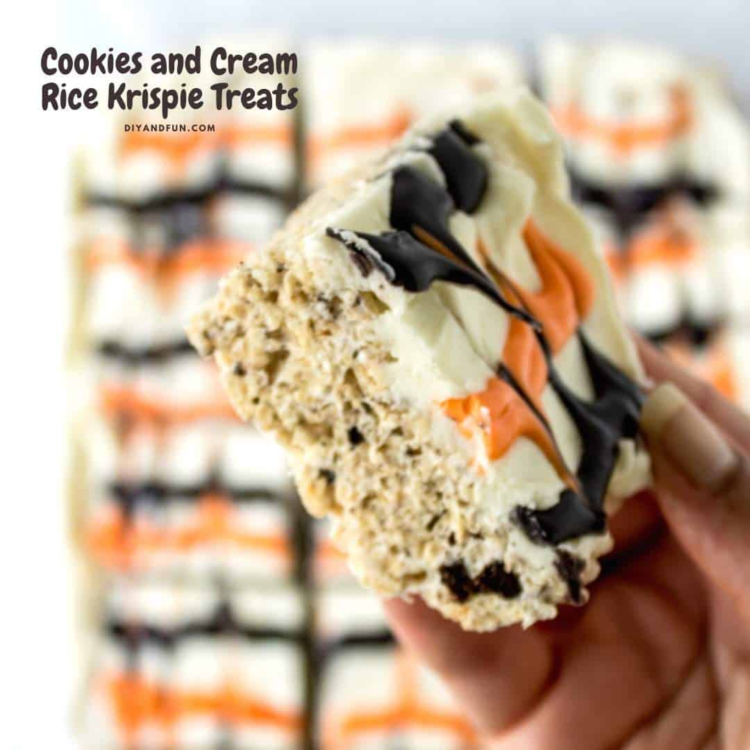 Cookies and Cream Rice Krispies Treats