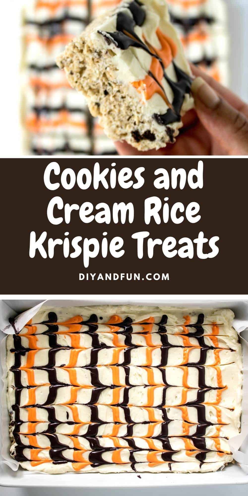 Cookies and Cream Rice Krispies Treats