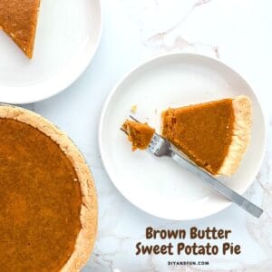 Brown Butter Sweet Potato Pie
