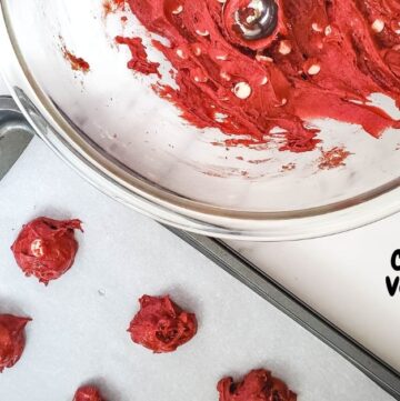 Cake Mix Red Velvet Cookies