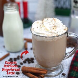Copycat Starbucks Gingerbread Latte