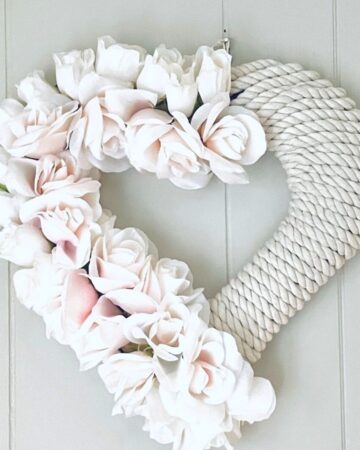 Easy Floral Wreath DIY