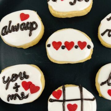 Valentines Day Message Cookies