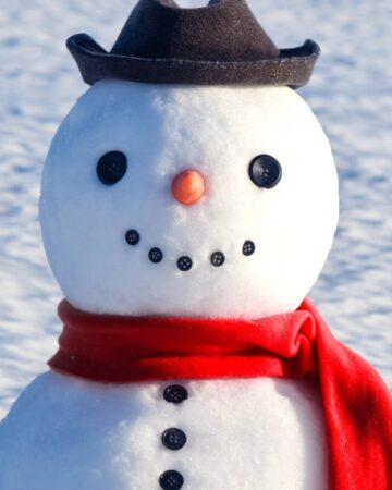 How to make a snowman
