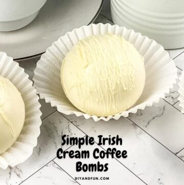 Simple Irish Cream Coffee Bombs