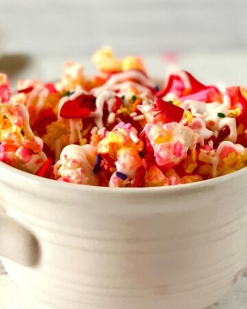 Valentines Day Candy Coated Popcorn