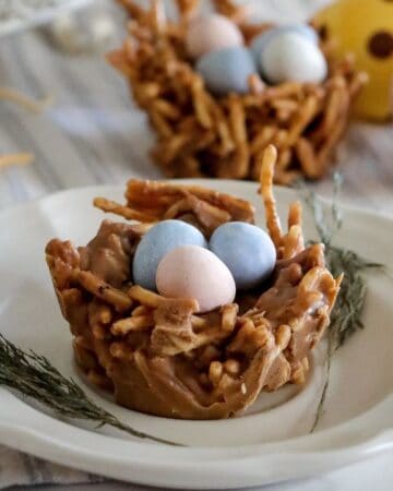 Easy Birds Nest Cookies