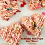 Valentines Day Rice Krispie Heart Treats