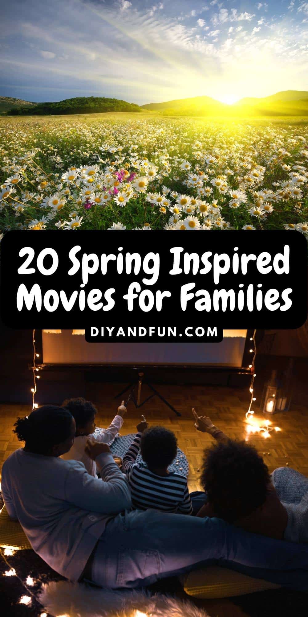 20 Spring Inspired Movies for Families, a simple listing of what makes a good family movie for all ages to enjoy.