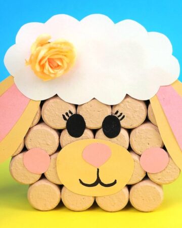 DIY Wine Cork Bunny Craft