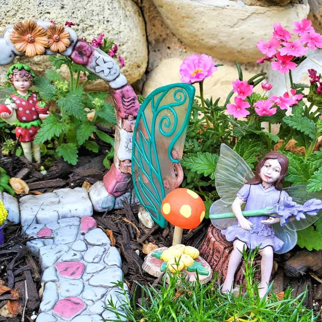 How to make a Fairy Garden, a simple guide for making a whimsical garden indoors or outdoors for anyone including children.