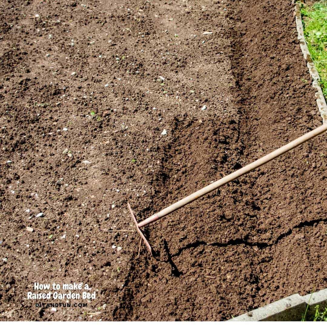 How to make a Raised Garden Bed, a beginners guide to making an inexpensive garden bed for vegetables and plants.