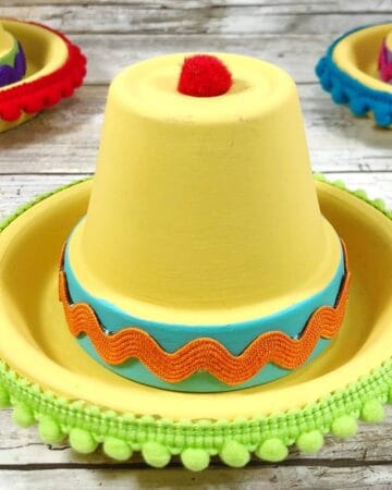 Clay Pot Sombrero Craft DIY