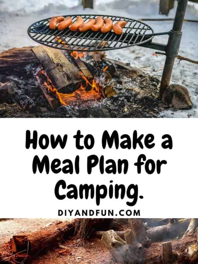 HOW TO MAKE A MEAL PLAN FOR CAMPING