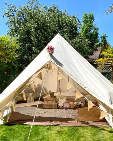 DIY Backyard Glamping