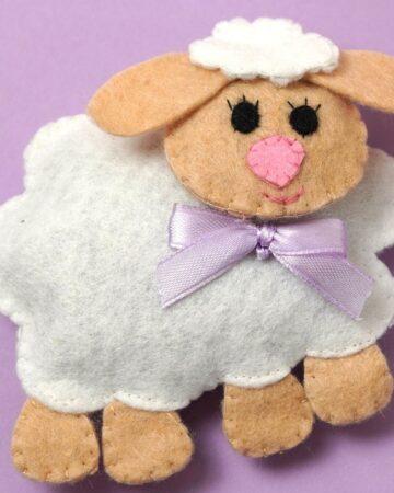 DIY Lavender Stuffed Lamb