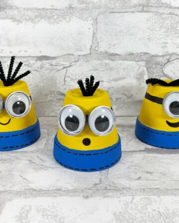 Make Minions out of Flower Pots