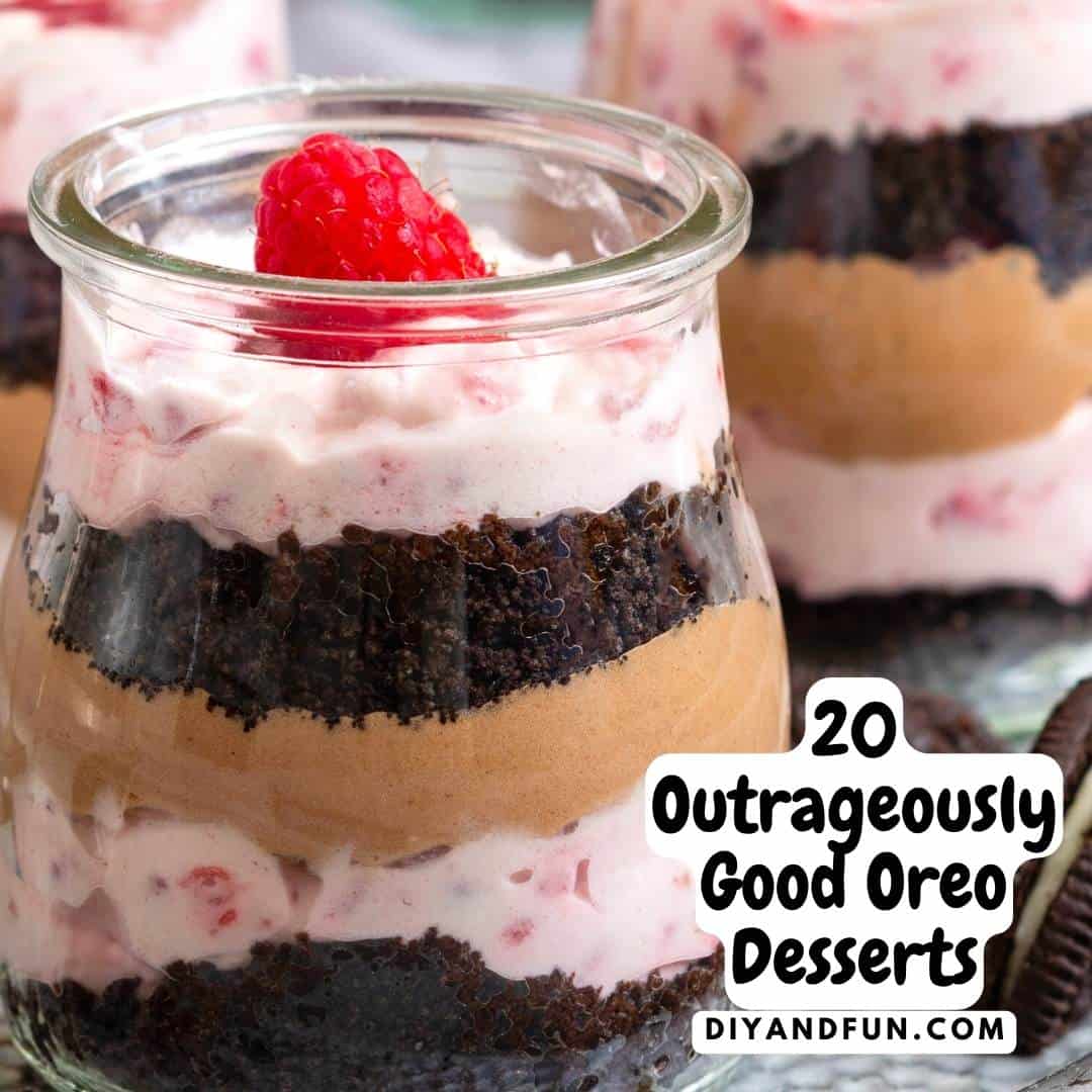 25 Outrageously Good Oreo Desserts, a tasty listing of some of the best recipes that are based upon Oreo cookies.