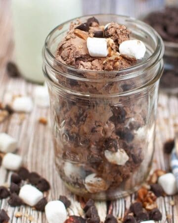 No Churn Rocky Road Ice Cream