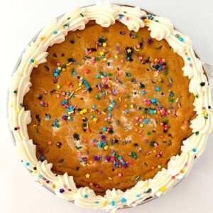 Chocolate Chip Funfetti Cookie Cake
