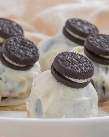 White Chocolate Oreo Truffles