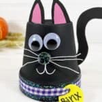 Black Cat Clay Pot Craft DIY