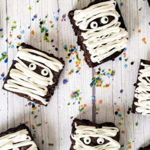 Halloween Mummy Brownies Recipe