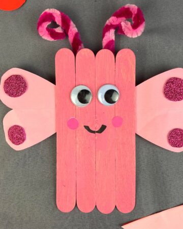 Love Bug Popsicle Craft for Kids