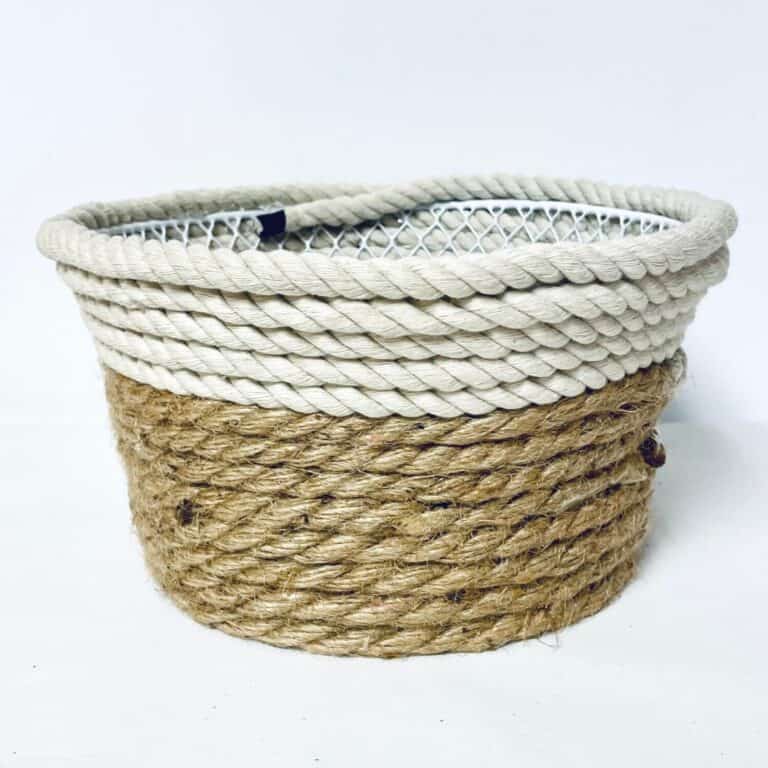 Easy Rope Basket Craft DIY - DIY and Fun