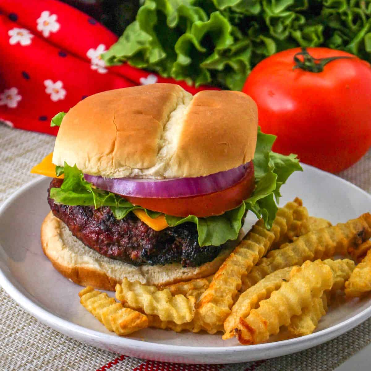 Easy Grilled Cola Burger Recipe, a simple and delicious grilled burger flavored with soda and french salad dressing.
