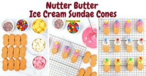 Nutter Butter Ice Cream Sundae Cones - DIY and Fun