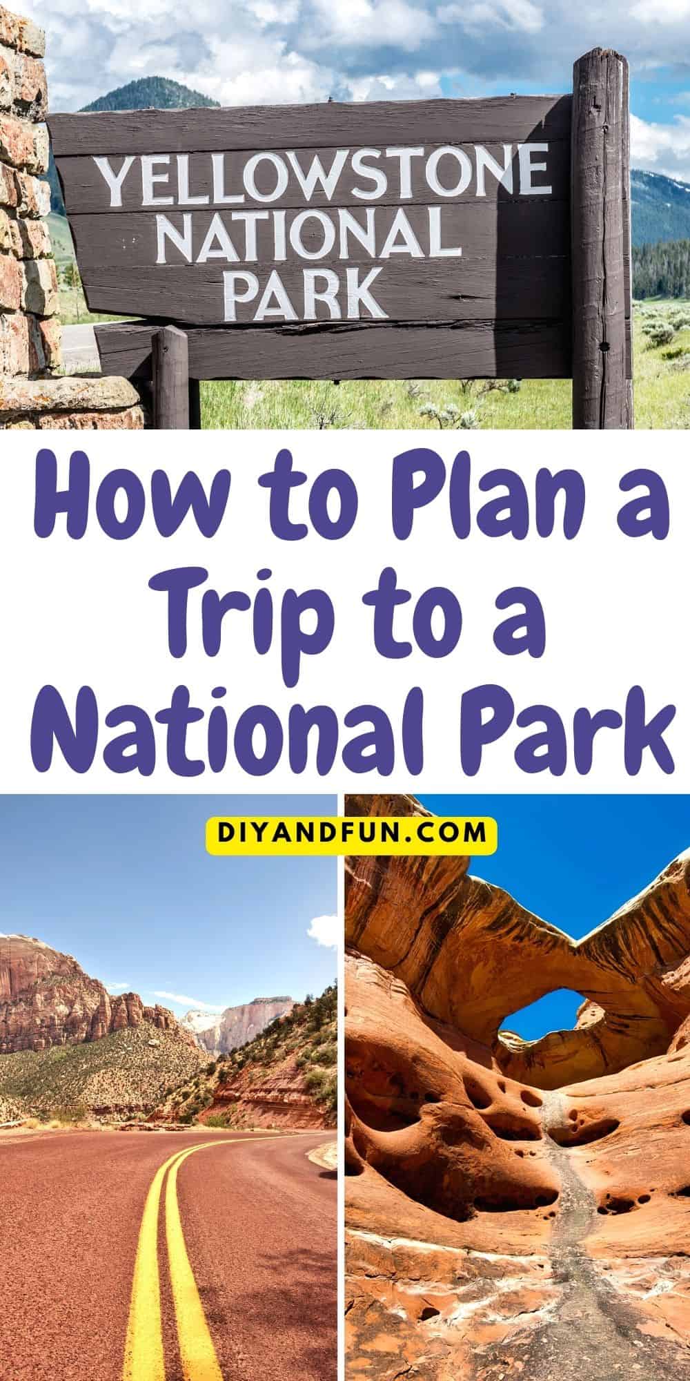 How to plan a Trip to a National Park. Includes the best time to visit a national park, listing of the most popular and scenic parks.
