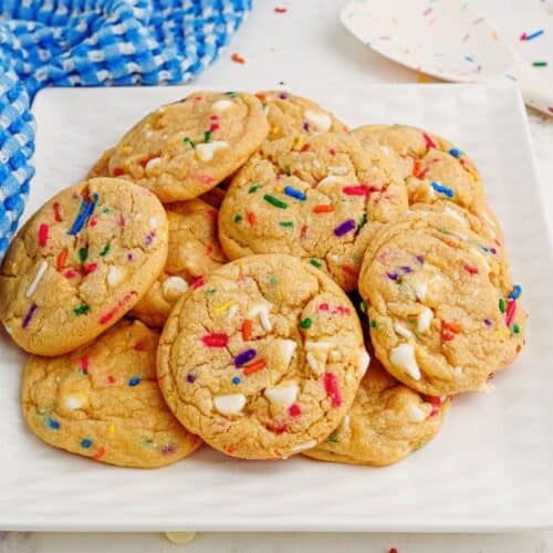Funfetti Pudding Mix Cookies