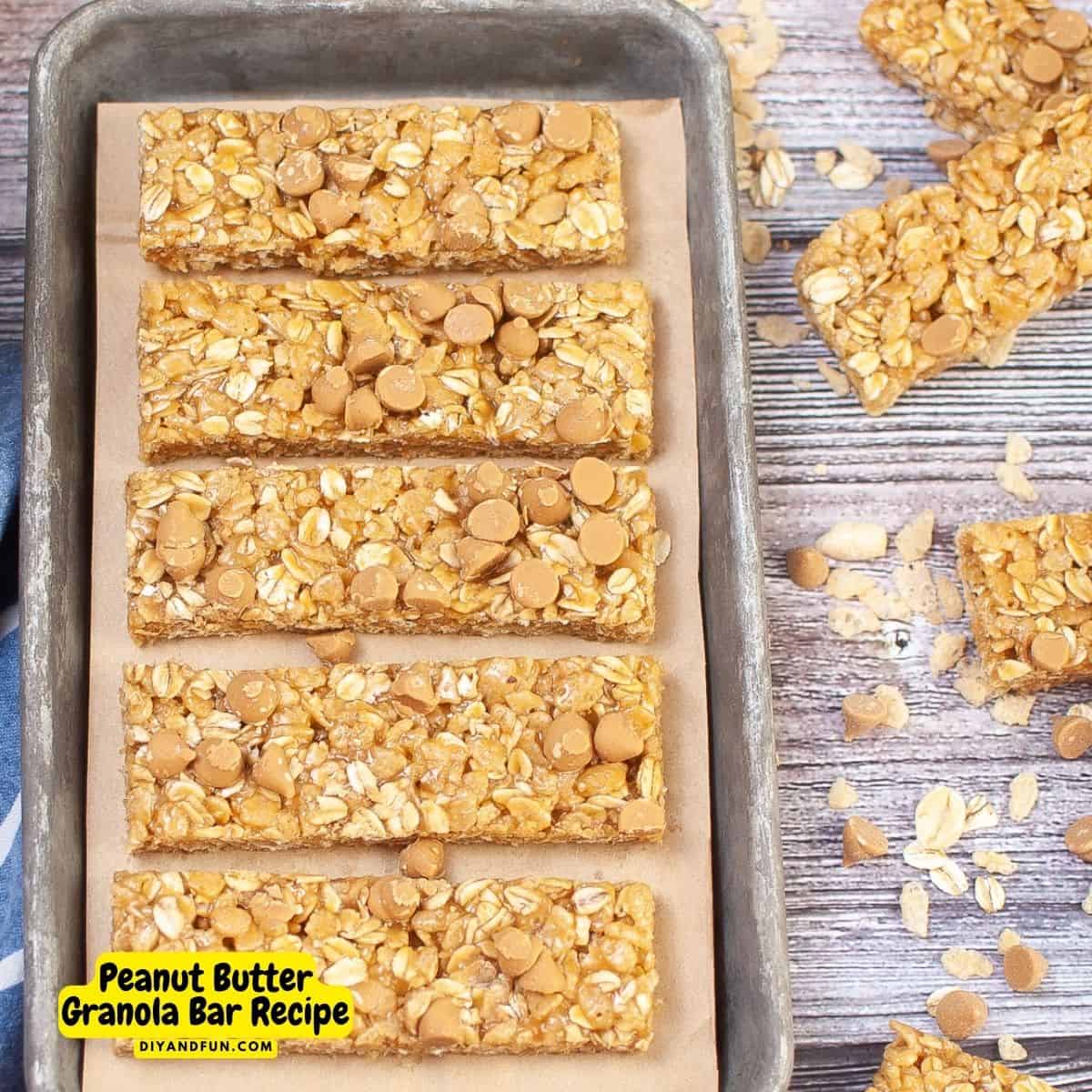 Peanut Butter Granola Bar Recipe