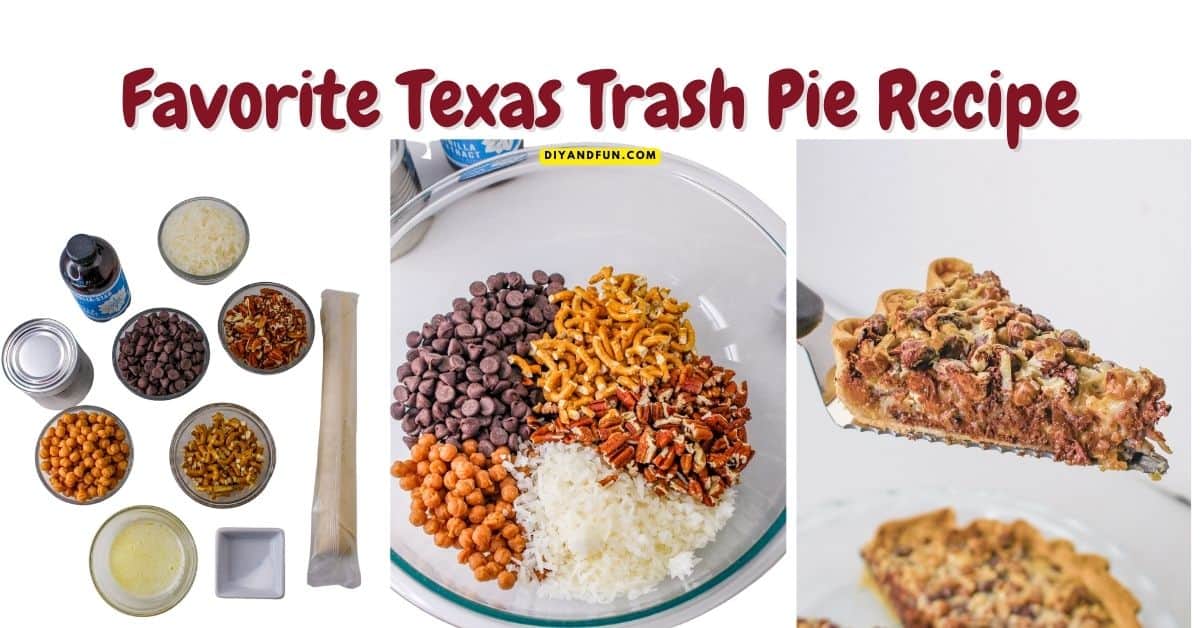 Favorite Texas Trash Pie Recipe, a delicious and simple dessert recipe featuring a decadent balance of sweet and salty ingredients. Favorite Texas Trash Pie Recipe, a delicious and simple dessert recipe featuring a decadent balance of sweet and salty ingredients.