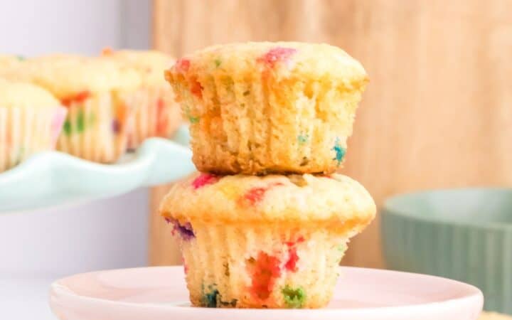 Easy Funfetti Mini Muffins