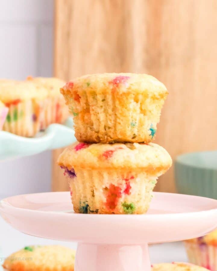 Easy Funfetti Mini Muffins