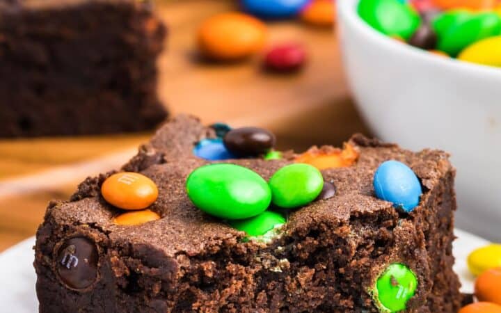 Fudgy M&M Brownies Recipe
