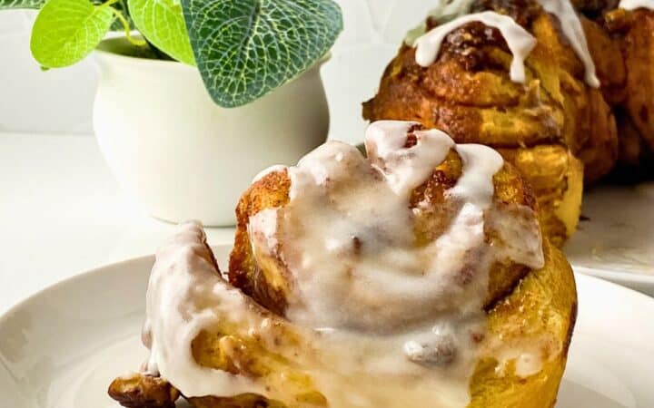 Easy Sticky Bun Cinnamon Rolls.