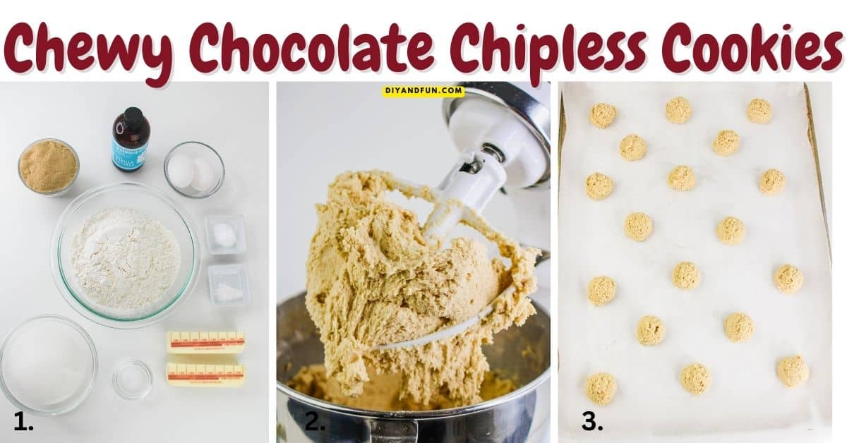 Chewy Chocolate Chipless Cookies, a simple and delicious dessert recipe made with everything but the chocolate chips. Chewy Chocolate Chipless Cookies, a simple and delicious dessert recipe made with everything but the chocolate chips.