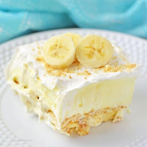 No Bake Banana Pudding Dessert