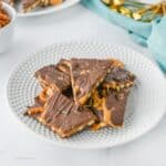 Salted Caramel and Pretzel Bark