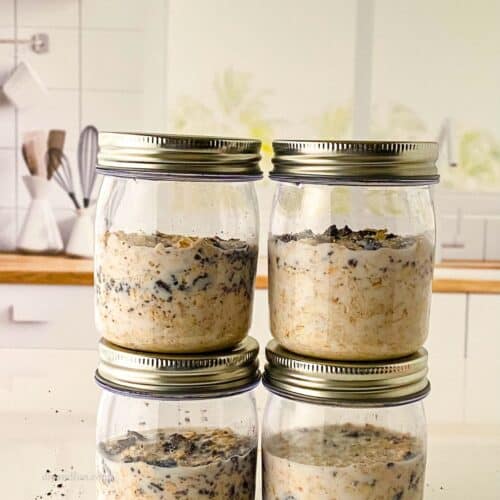 3 Ingredient Cookies and Cream Overnight Oats.