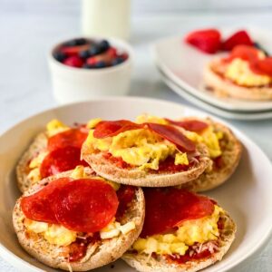 English Muffin Breakfast Pizza Recipe
